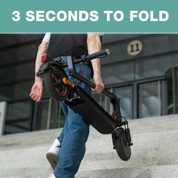 EVERCROSS EV85F/EV10K PRO Electric Scooters Adults, 8.5''/10'' E-Scooter Foldable - APP, 350W/500W Motor, 7.8AH/11.4AH Battery, 15KG/16KG weight, 3 Speed Modes, Dual shock absorbers