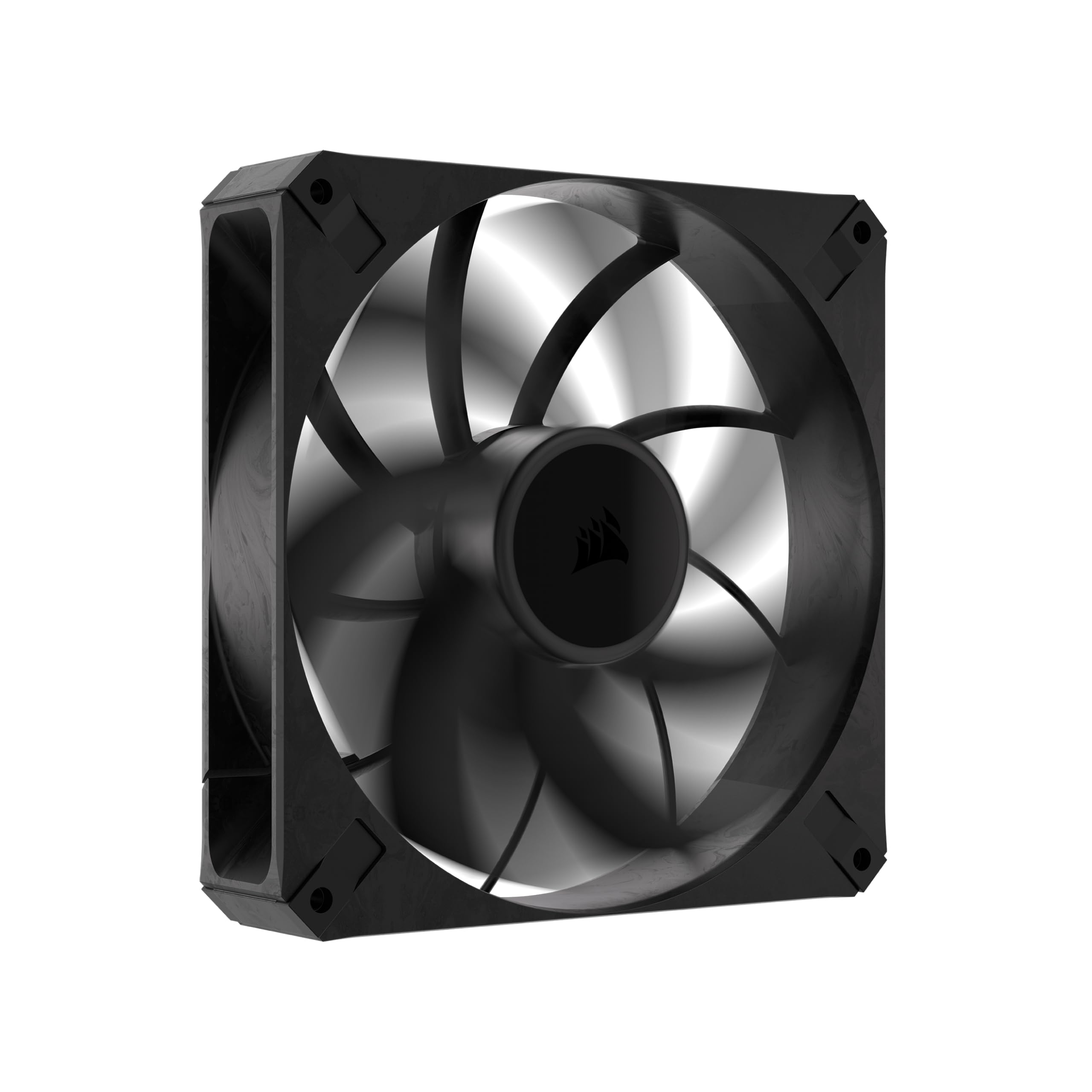 Corsair RS120 MAX 120mm PWM Thick Fans – High Static Pressure – Liquid Crystal Polymer Construction – Triple Pack – Black