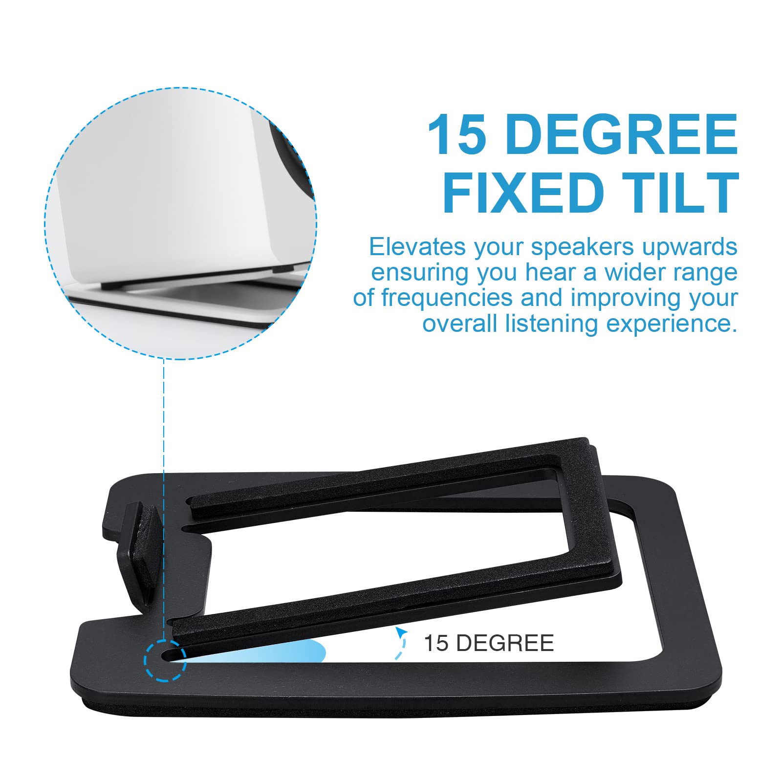 Sanyun SW208 3" Active Bluetooth 5.0 Bookshelf Speakers - 60W Carbon Fiber Speaker Unit - Built-in 24bit DAC - Dynamic 3D Surround Sound - 2.0 Computer PC Monitor Gaming Speakers (Pair, Black)