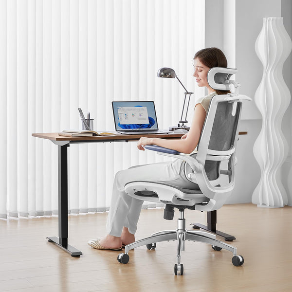 SIHOO M59AS Ergonomic Office Chair, Desk Chair with 3D Coordinated Flip-up Armrests, Computer Chair with Dual Back Design and Adaptive Dynamic Lumbar