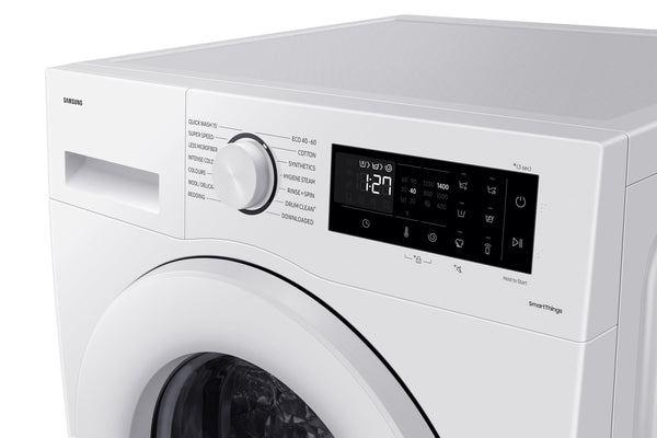 Samsung Series 6 AI Energy Washing Machine, 9kg, 1400rpm, White, WW90DG6U25LEU1