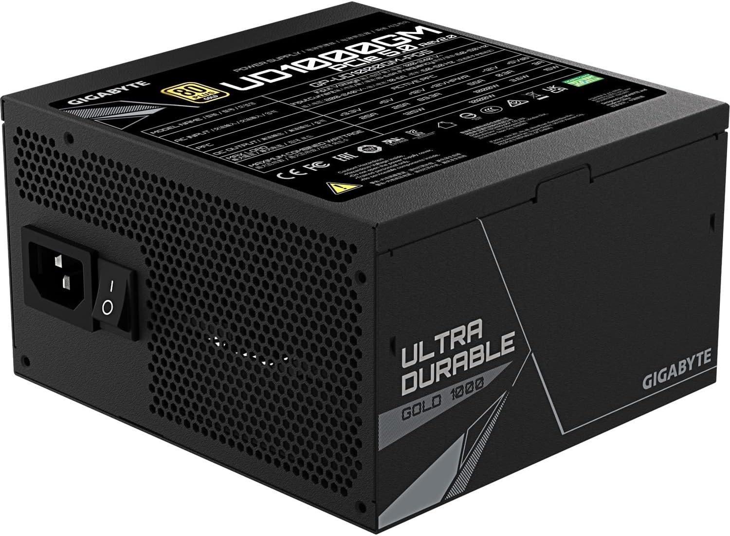 Gigabyte P750BS 80 Plus Bronze Non Modular 750w Power Supply Unit, Flat Cables, 3 Year Warranty
