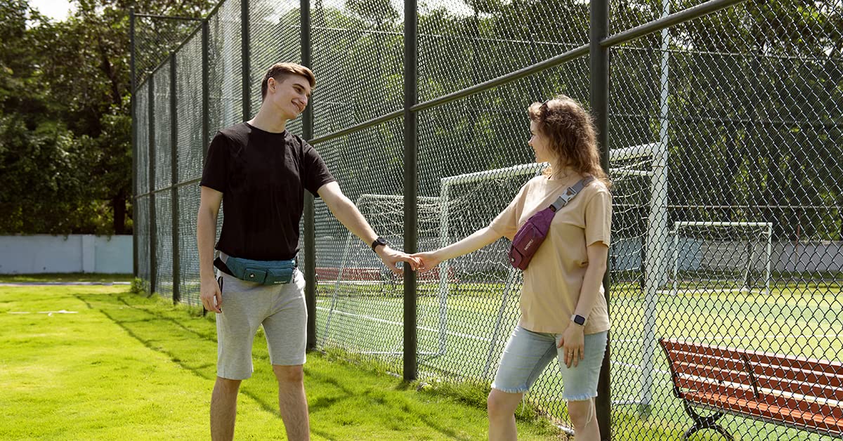 Waterfly Waist Bag Pack Slim Water Resistant Fanny Pack Travel Bum Bag Running Belt for Traveling Cycling Hiking Camping