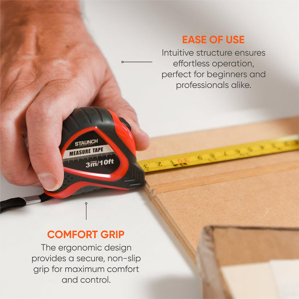 Tool Kit | Staunch 200 Piece Home and Office Tool Set | Complete Starter Tool Kit Set & Organiser Tool Box with Tools Included | General Household Tool Kits for Home with DIY Tools in Tool Case