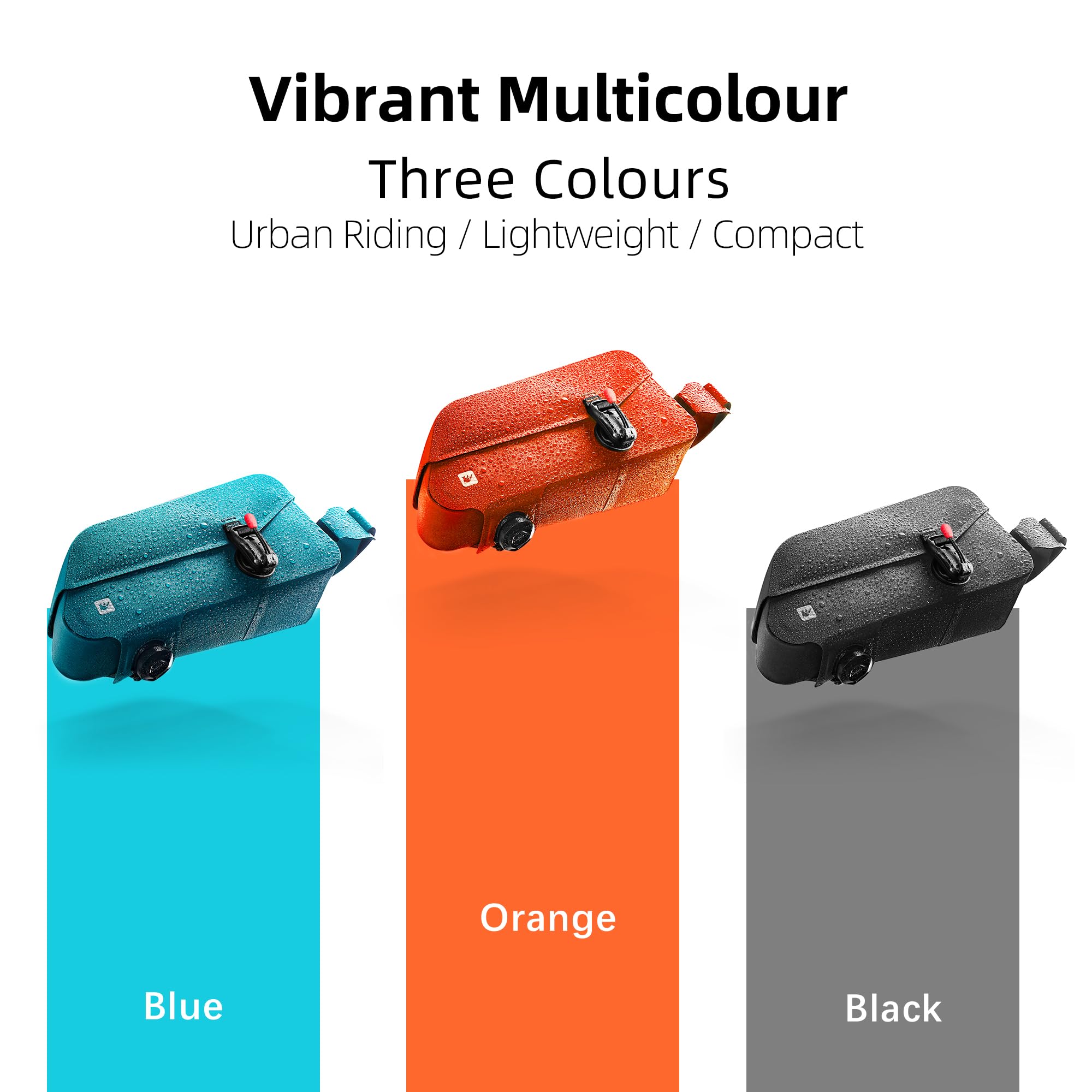 Rhinowalk Bike Top Tube Bag Bike Frame Bag Fully Waterproof and Stable Bicycle Frame Bag Bicycle Bag Professional Cycling Accessories for Mountain