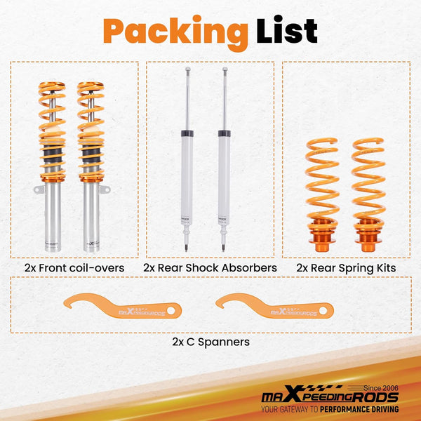 maXpeedingrods Coilovers for BMW 3 Series E90 Saloon 2WD 2004-2011 Suspension Lowering Kit