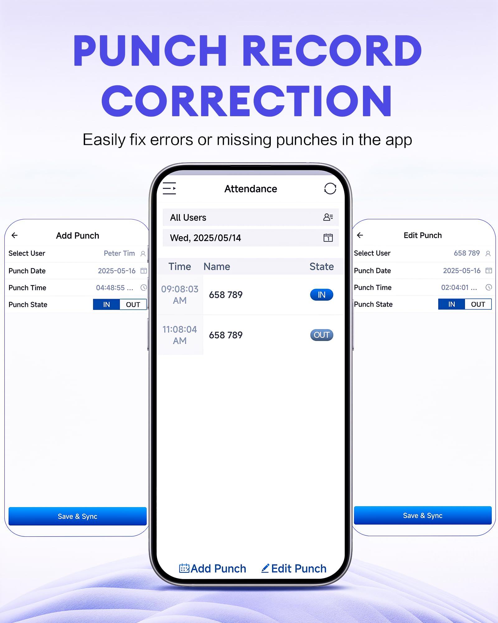 NGTeco Clocking Machine for Employees Small Business, W3 2.4GHz WiFi Biometric Fingerprint Time Card Machine, Office Punch Clock Automatic in and Out with iOS/Android App No Monthly Fees