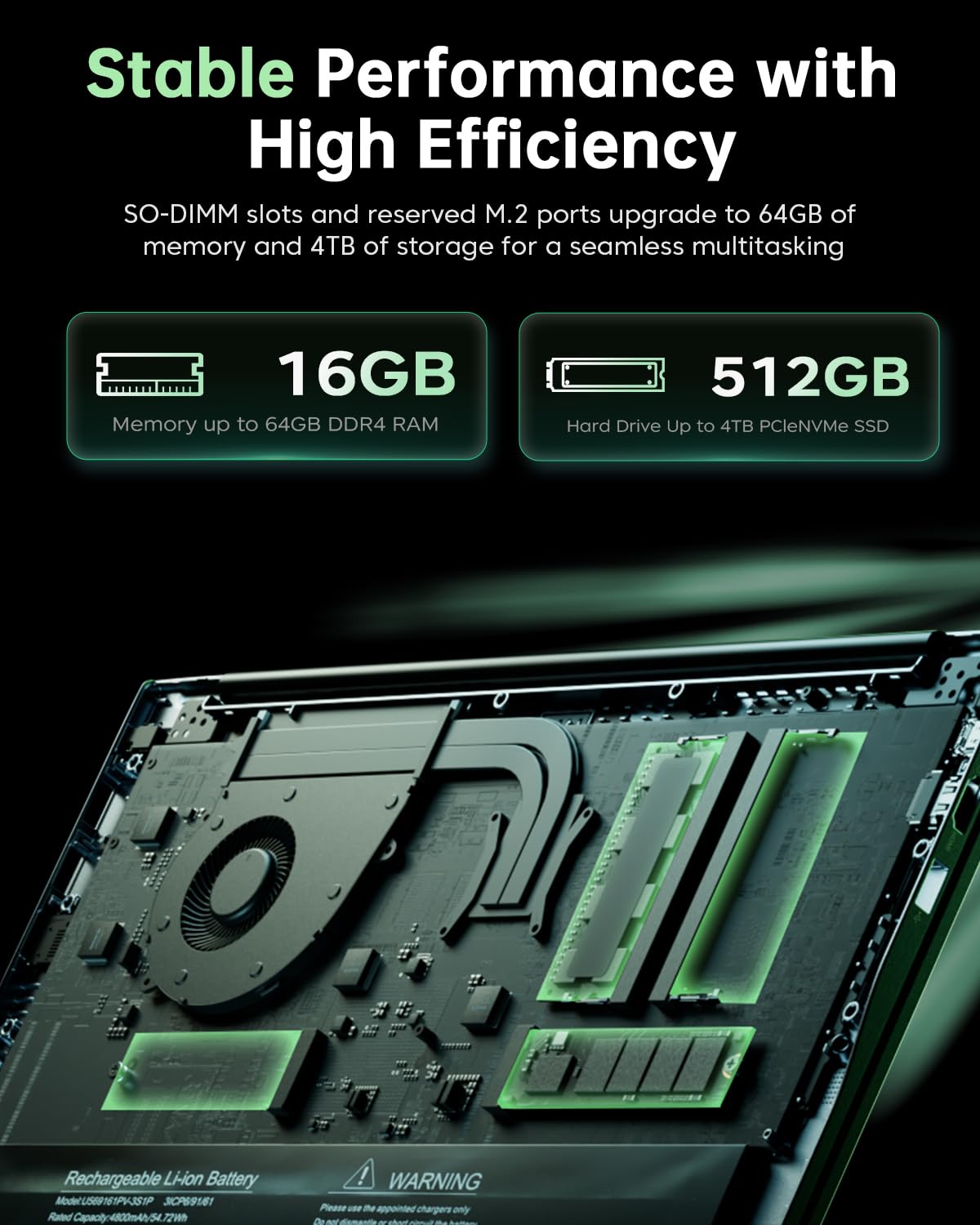 ACEMAGIC 15.6" FHD Laptop with AMD Ryzen 7 5700U (Processor up to 4.3GHz) 8 Core - 16GB RAM DDR4 512GB SSD Windows Laptops, HD Display, HDMI, BT5.0,3*USB3.2,Type-C,Dual Speakers, 65W Adapter, WiFi 6.0