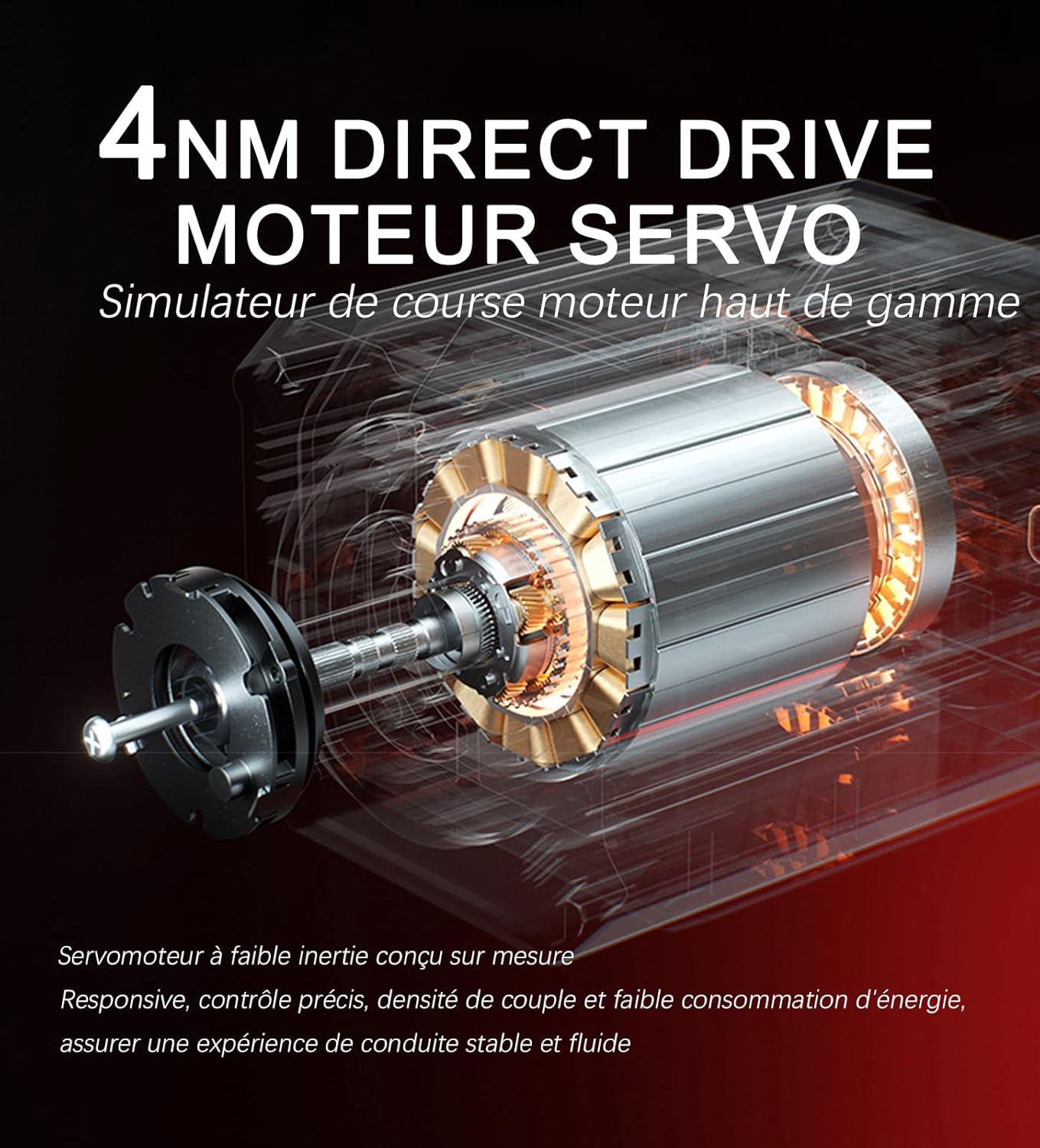 PXN VD4 Bundle F 4NM Torque Sim Racing Direct Drive Racing Wheel Bundle with Force Feedback, Hall Effect Sensor Pedal, PC Steering Wheel with Pedals