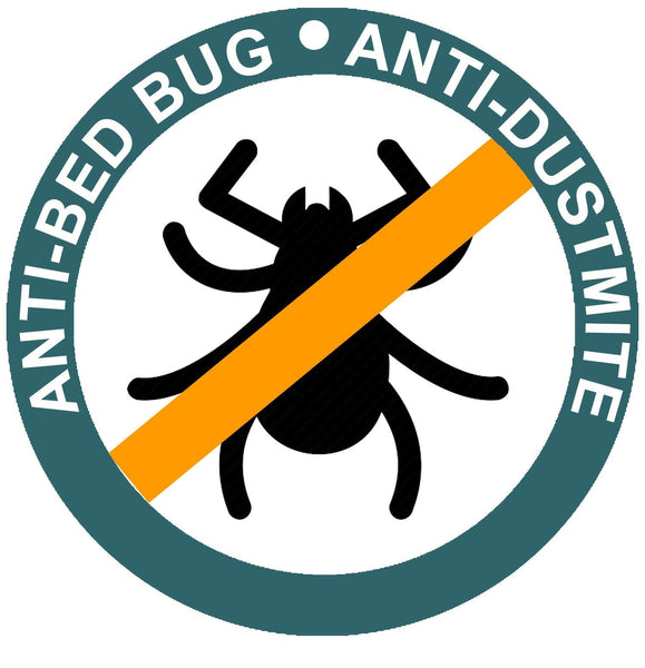 Incontinence Mattress Protector Fully Enclosed Zipped 6 Sided Protection 100% Waterproof Wipe Clean Anti Bed Bug Anti Bacterial (King)