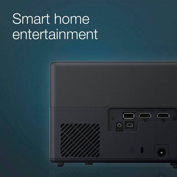 Epson EF-22N Mini Smart 3LCD Projector with Pan & Tilt Stand, Full HD,1000 Lumens,150 Inch Display with HDR, Google TV, Dolby Atmos Sound, Gaming & Home Cinema Laser Projector - Metallic Midnight Blue