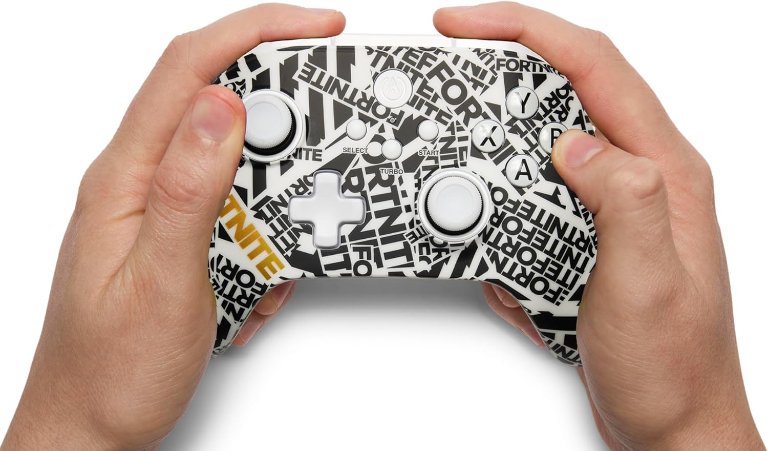 PowerA OPS v1 Wireless Controller for Cloud Gaming - Fortnite Edition, gamepad, wired video game controller, gaming controller, works with Windows 10/11