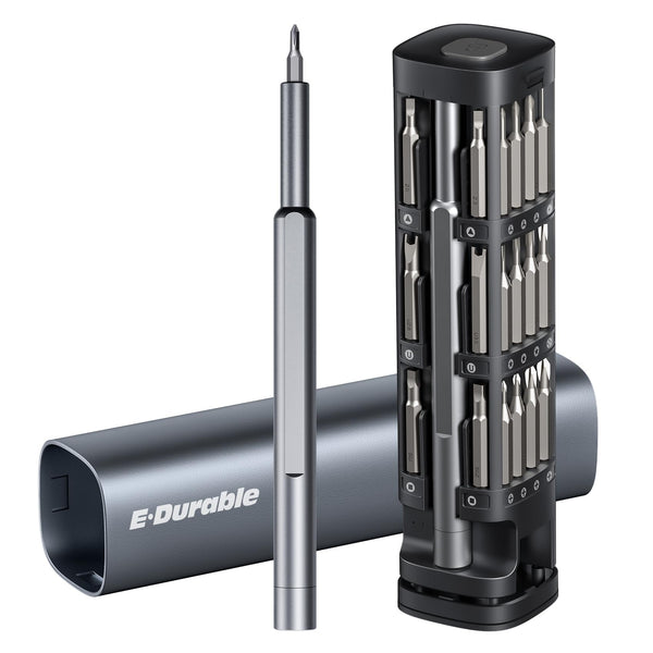 E·Durable 4pcs VDE Screwdriver Set, Magnetic Insulated Screwdriver Set to 1000v, Multifunctional Tool Kit Chrome Vanadium Screwdrivers TPR Handle for Home and Professional Use, Red