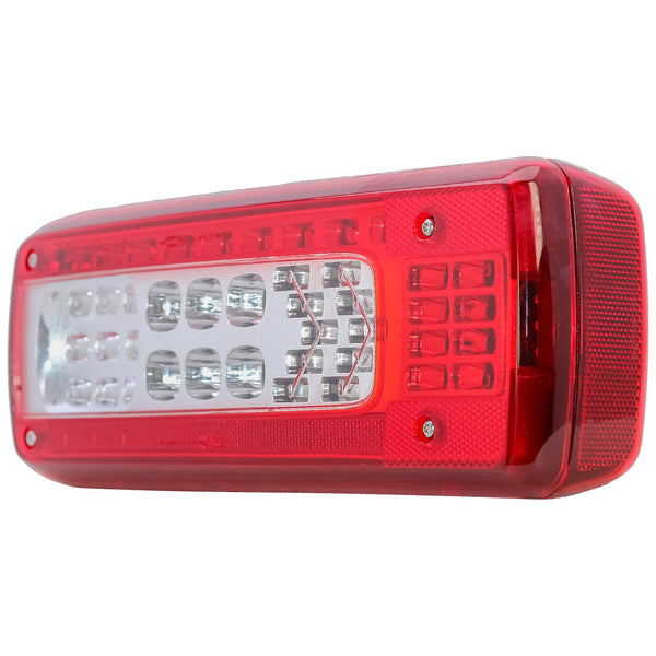 Driver Right Side Full LED Tail Light Rear Lamp 24V with Reverse Buzzer Alarm for VOLVO Truck FH FM FL FMX Renault truck T K C Range
