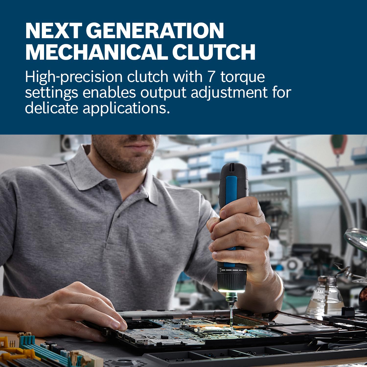 Bosch Professional Screwdriver Bosch GO 3 (incl. 8pcs bit Set, bit Holder, USB-C Cable, Mini Case)