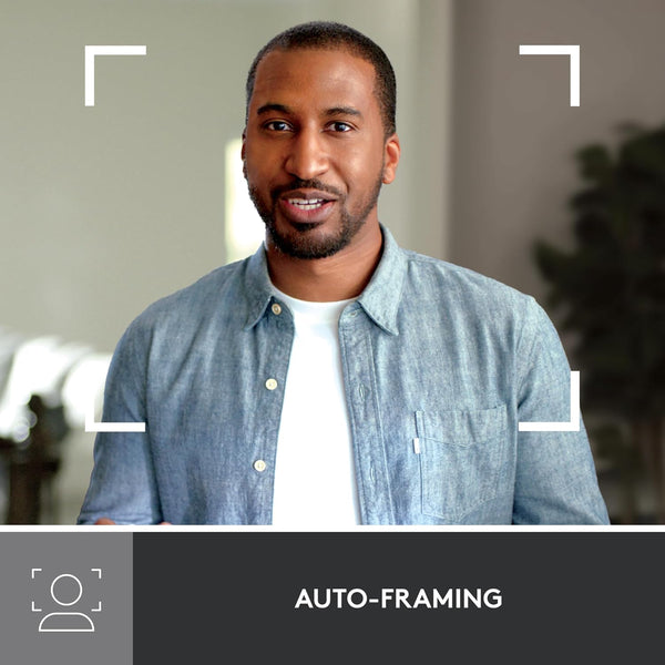 Logitech Brio 500 Full HD Webcam with Auto Light Correction, show Mode, Dual Noise Reduction Mics, Webcam Privacy Cover, Works with Microsoft Teams, Google Meet, Zoom, USB-C Cable, Streaming -Graphite