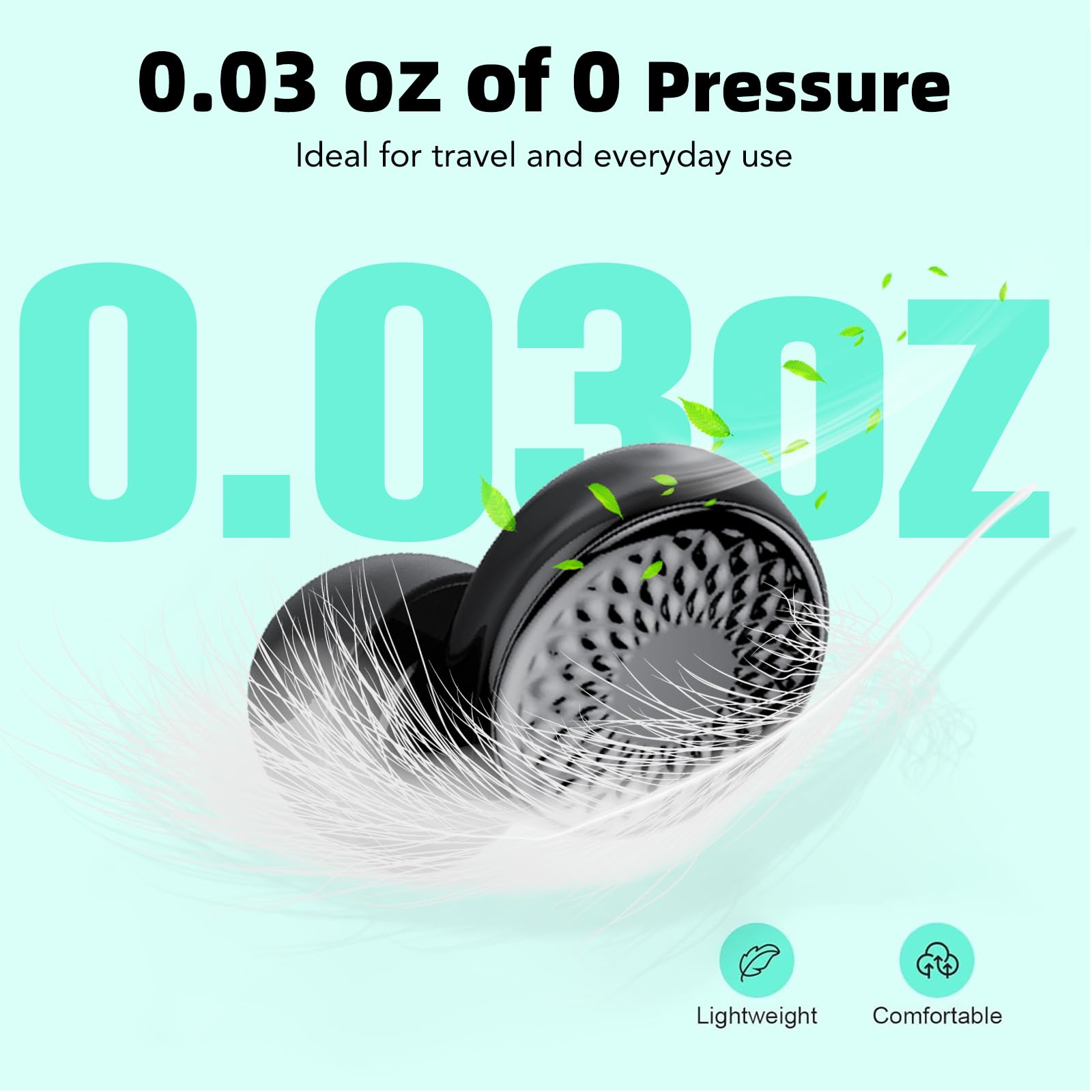 Ear Plugs for Sleep Noise Cancelling -45dB, Customized Soft Earplugs for Concert, 0 Pressure, Reusable Ear Plug for Noise Reduction with Case & 8 Eartips, for Sleep, Working, Studying, Traveling