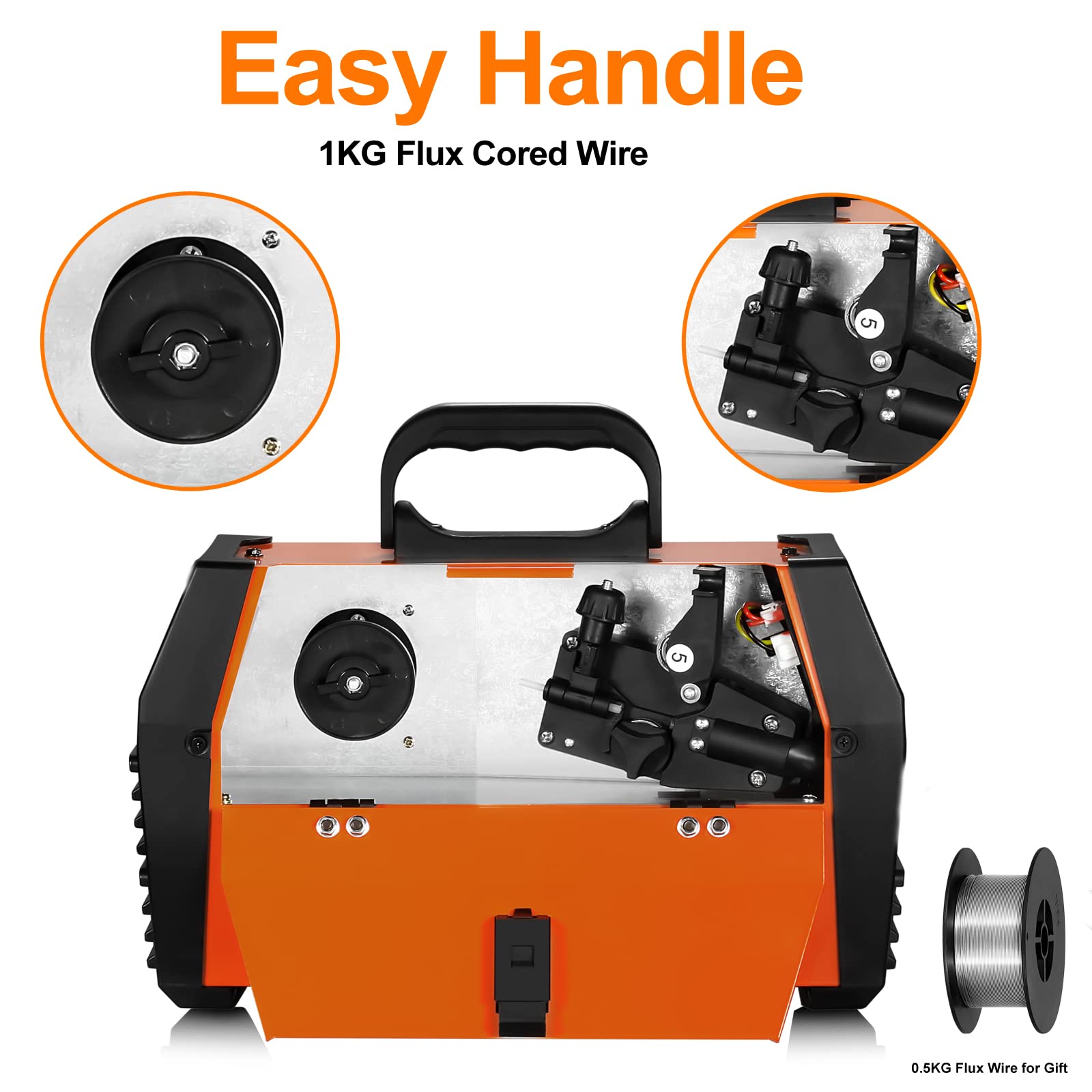 HITBOX 160A Stick Welder, 2 in 1 Lift TIG MMA ARC Welding Machine, 240V Portable Welder with Arc Force, Hot Start, Anti-Stick, LCD Digital Display, IGBT Inverter Welder for Home and Professional Use