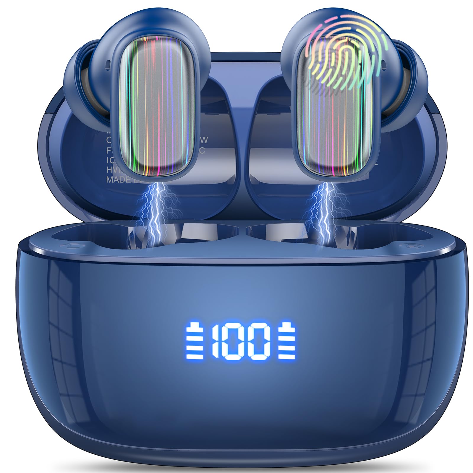 AI Language Translation Earbuds, 3-in-1 Bluetooth 5.4 Translator Headphones with 164 Real Time Languages, 40H Ear Buds with Mic and AI APP, 7 Translation Modes Ideal for Business Learning, Black