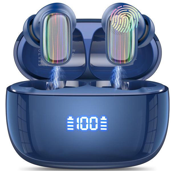 AI Language Translation Earbuds, 3-in-1 Bluetooth 5.4 Translator Headphones with 164 Real Time Languages, 40H Ear Buds with Mic and AI APP, 7 Translation Modes Ideal for Business Learning, Black