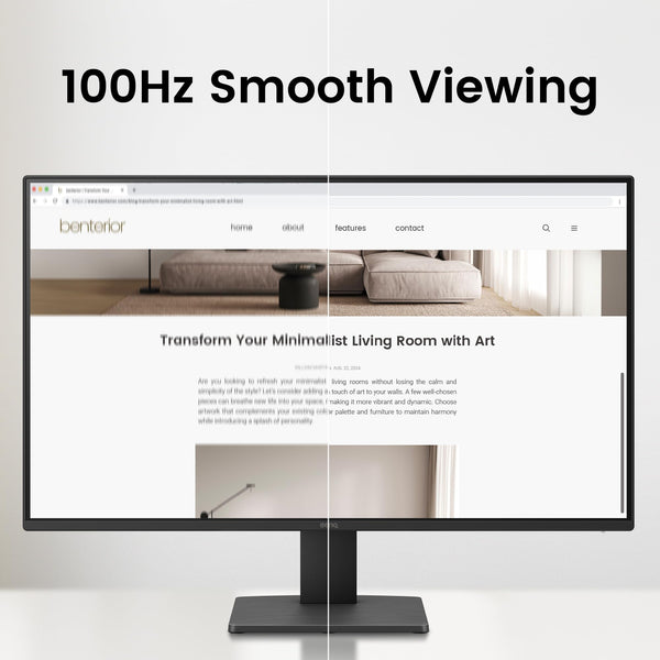 BenQ GW2790E 27 Inch Monitor, Gaming 100Hz, Full-HD, IPS, Eye-Care, HDMI, DP