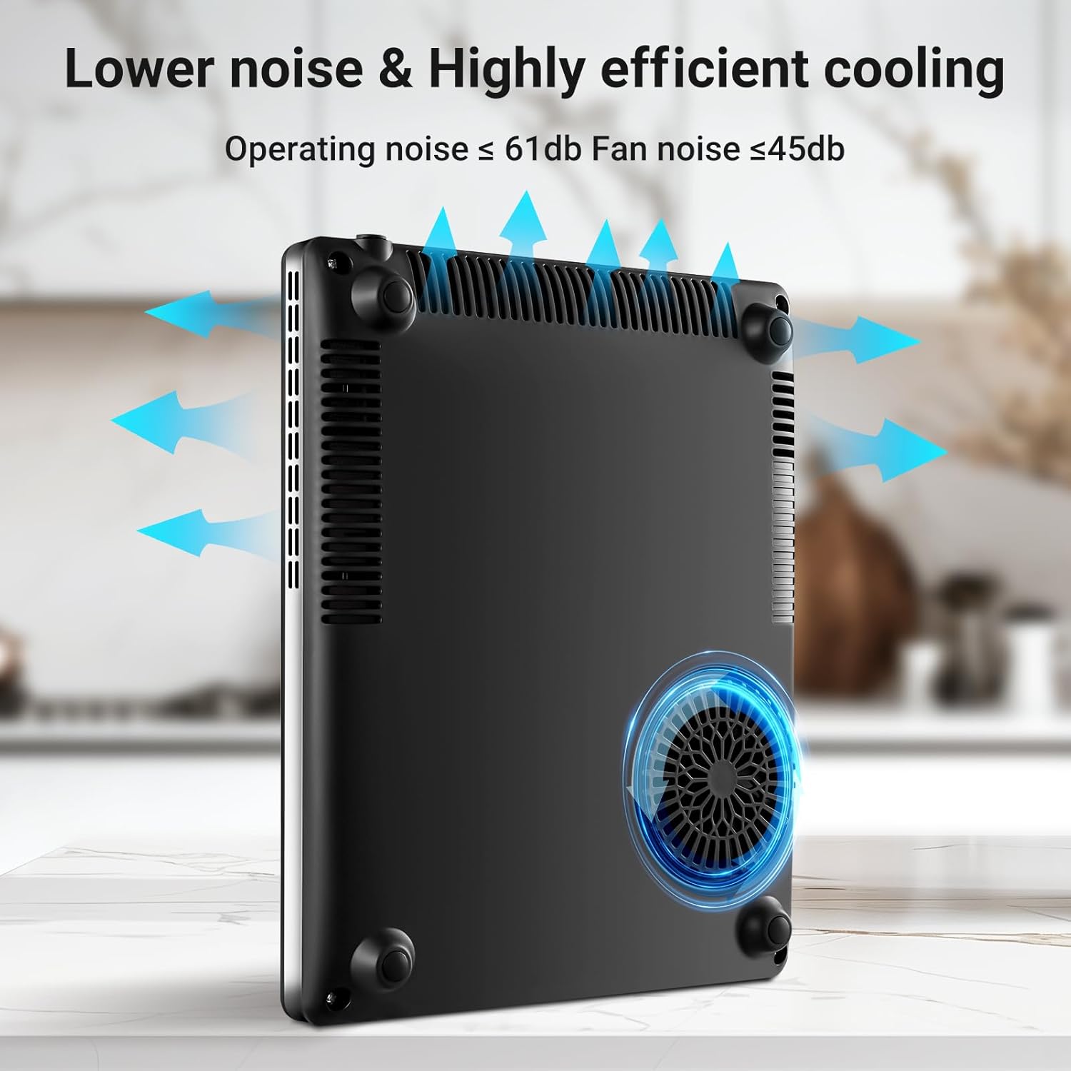 Aobosi Induction Hob,Single Induction Cooker with Portable Ultra-thin Body(32 * 26 * 4.2),20 Power and Temperature levels,Booster Function 2000W,Safety Lock,10H Timer