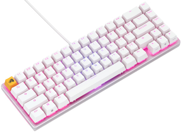 Glorious Gaming GMMK 2 Full Size (96%) - Mechanical Gaming Keyboard, Aluminium Frame, Customisable, Doubleshot Caps, Fox Switches, Per Key RGB, Full NKRO, English UK QWERTY Layout - Pink