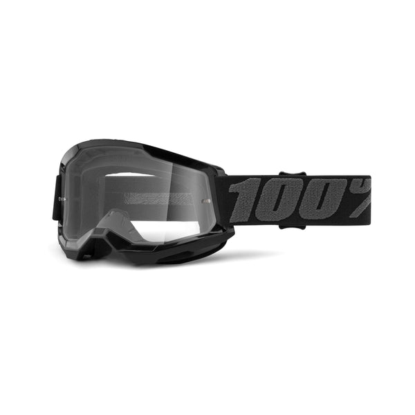 100% STRATA 2 Goggle Black - Clear Lens