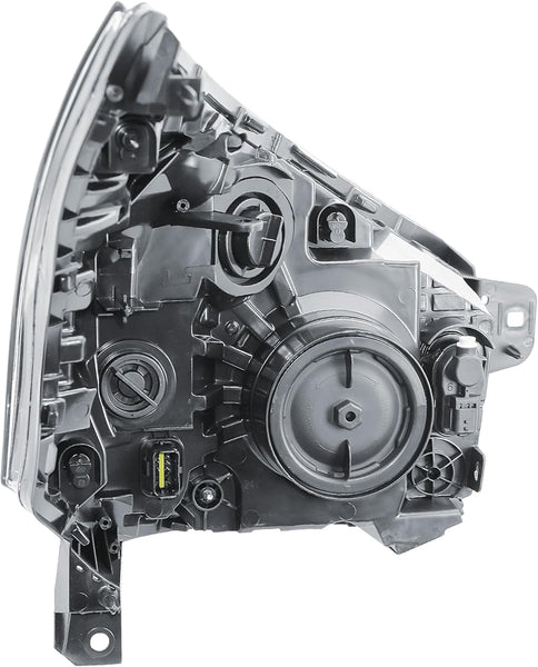 LONGLING Replacement Driver Right Side O/S Headlight Head Lamp Electric Adjustment with DRL 6 pins for Vauxhall Vivaro 2014-2019