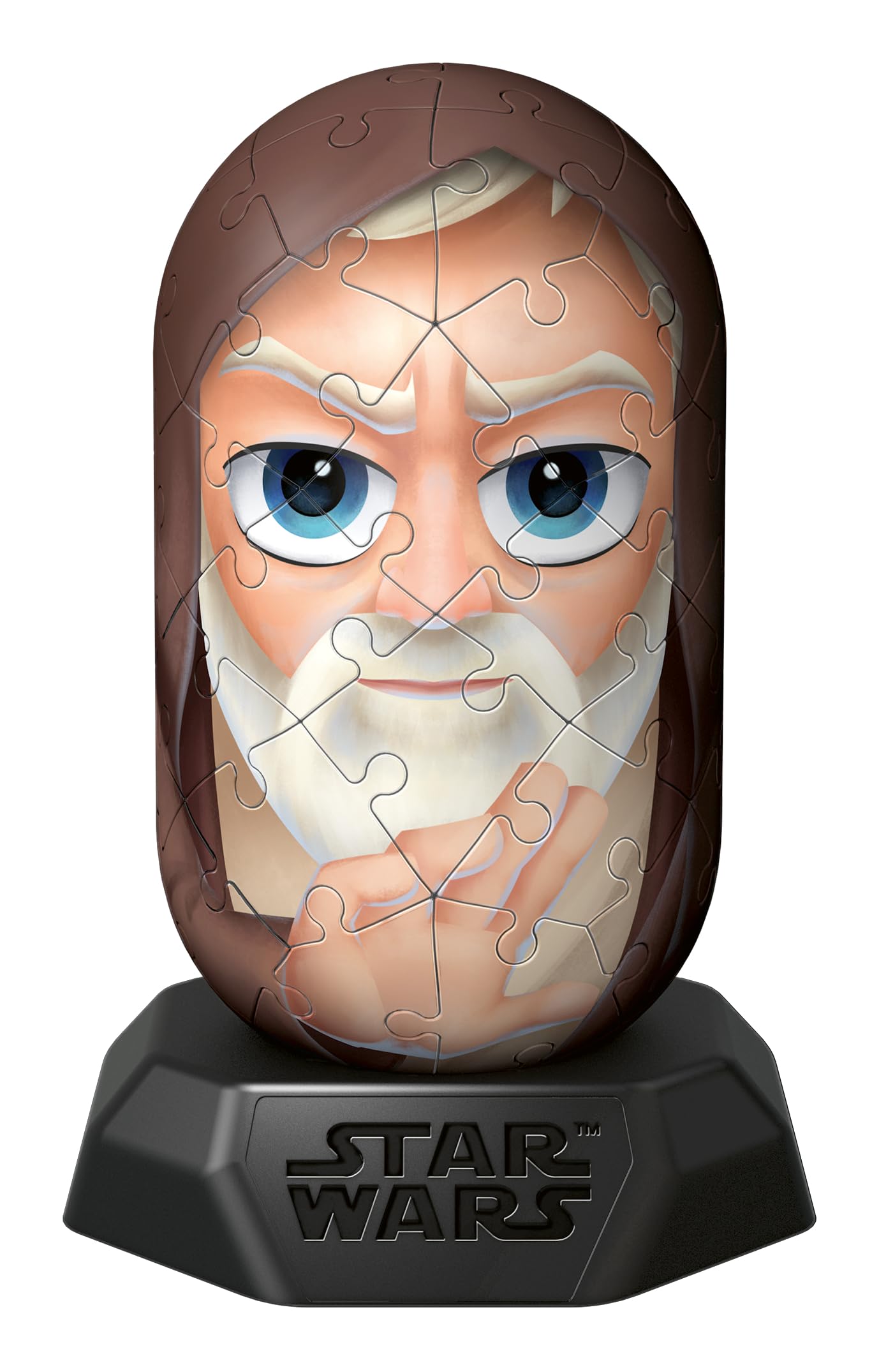 Ravensburger Star Wars Hylkies Figures Obi-Wan Kenobi Gifts for Kids and Adults Age 6 Years Up - Collectable Toys and 3D Jigsaw Puzzles