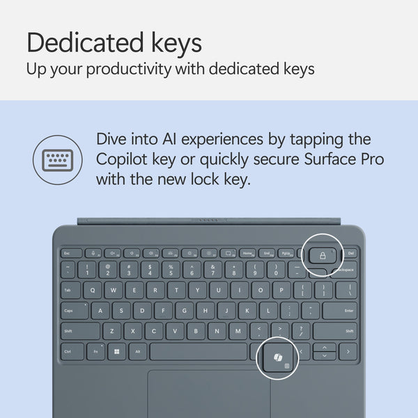 Microsoft Surface Pro Flex Keyboard with Slim Pen | Black | 2-in-1 Alcantara® Keyboard for Surface Pro Windows 11 Copilot+ PC