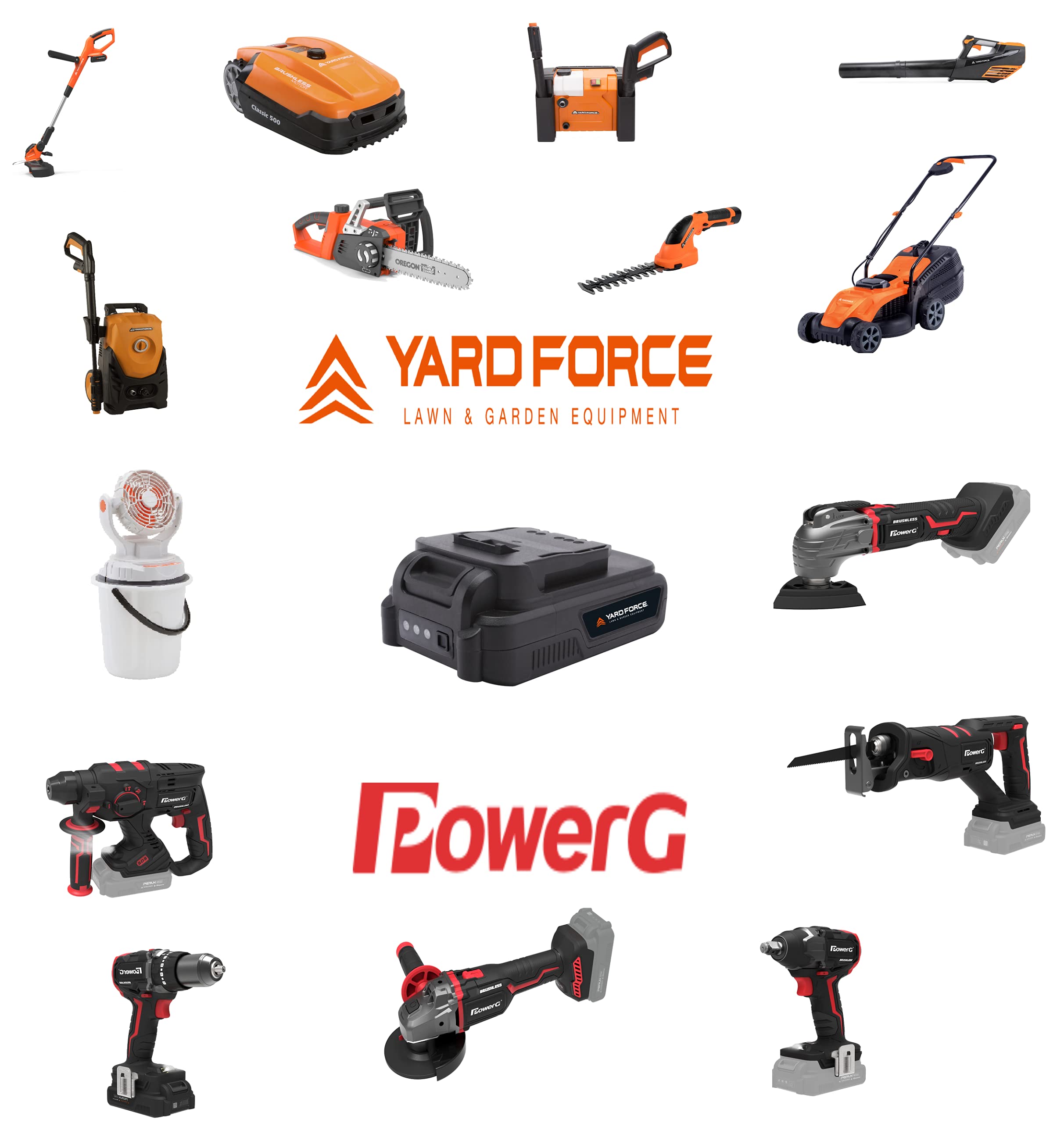 Yard Force LT C25W 20V Cordless Grass Trimmer with 25cm Cutting Width – Body ONLY