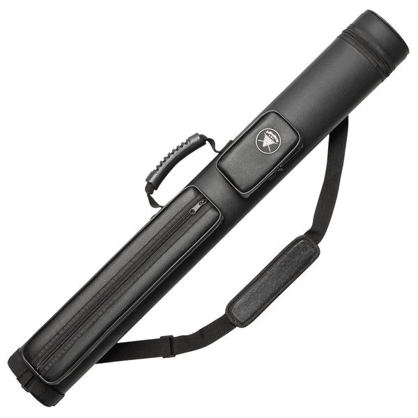 Adhafera Pool Cue Case, 2 X 2 Hard Snooker Cue Case, Made of Faux Leather Pool Cue Accessories (Not for 3/4 Cues)