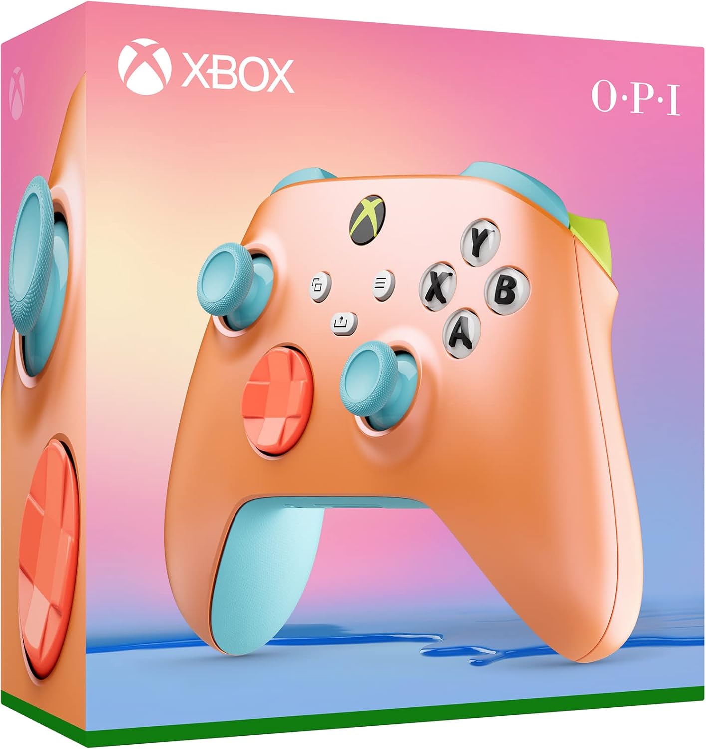 Xbox Wireless Controller – Sunkissed Vibes OPI Special Edition for Xbox Series X|S, Xbox One, and Windows Devices (Renewed)