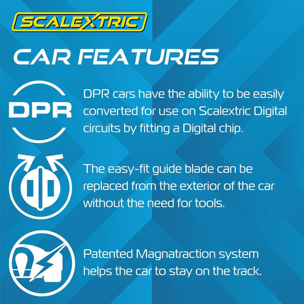 Scalextric Cars - C4541 Back To The Future 2, Flying Time Machine - Toy Slot Car for use with Race Tracks and Set - Gift Ideas for Kids and Adults, Scalextric Accessories