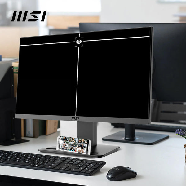 MSI PRO MP273QW E2 27 Inch WQHD Office Monitor - 2560 x 1440 IPS Panel, 100 Hz, Eye-Friendly Screen, Built-in Speakers, Tilt-Adjustable - HDMI 2.0b, DP (1.2a)