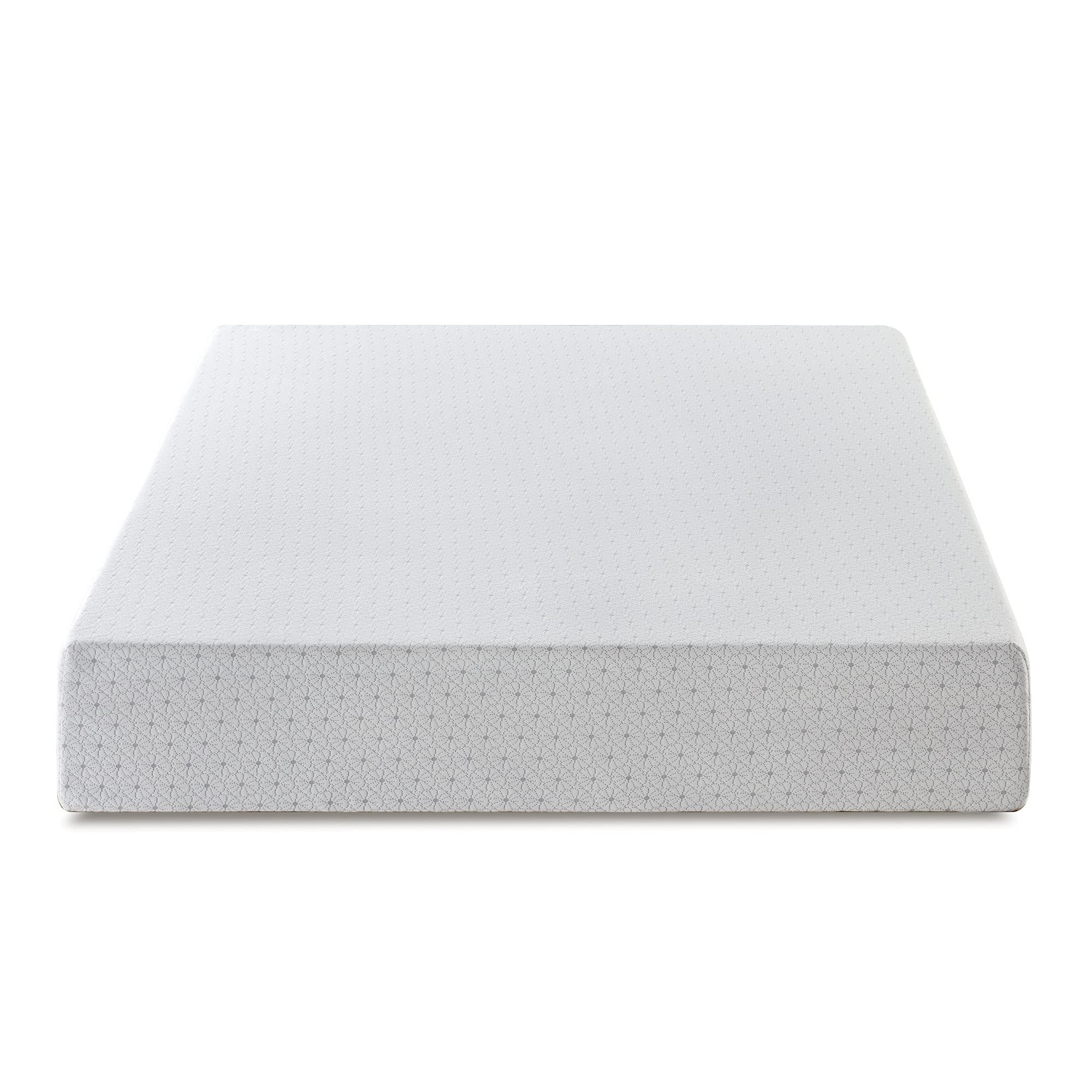 ZINUS Single Mattress - Memory Foam - 90x190cm/3x6ft - Height 13cm/5in - Medium Firmness - Orthopaedic Support with Comfort foam - Green tea Designed in UK standards