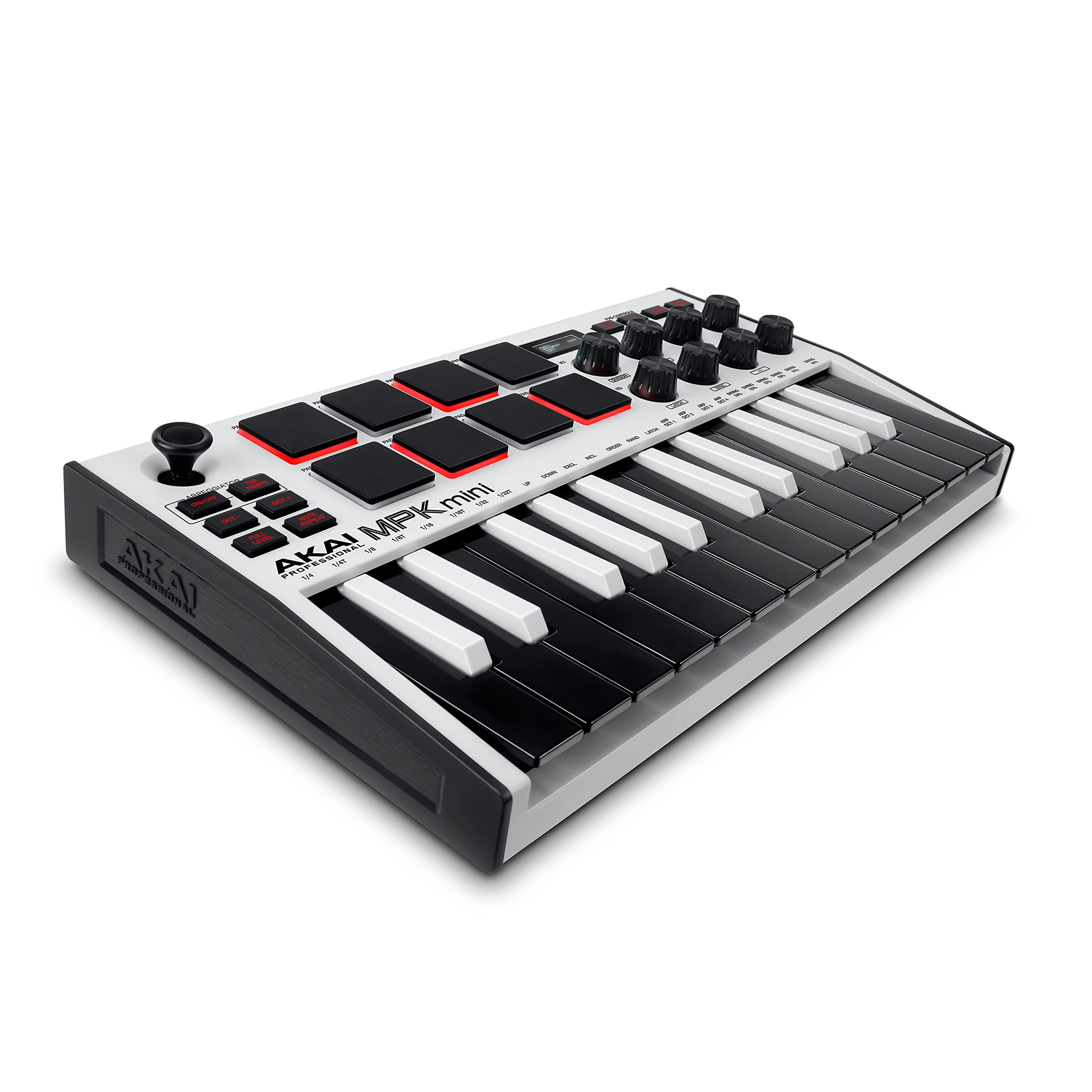 Akai Professional MPK Mini MK3 - 25 Key USB MIDI Keyboard Controller with 8 Backlit Drum Pads, 8 Knobs and Music Production Software and Native Instruments Sound Package (NKS Integration)