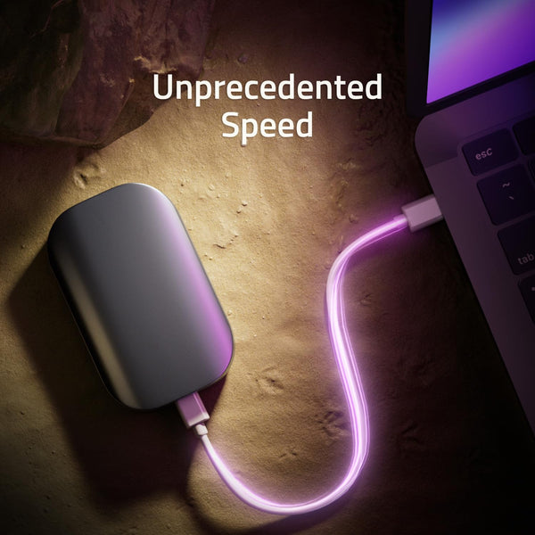 SK hynix Beetle X31 1TB External SSD with DRAM - up to 1050MB/s, USB C 3.2 Gen2, External Solid State Drive for PC/Mac/Tablet/Android/Gaming Consoles (Champagme Gold)