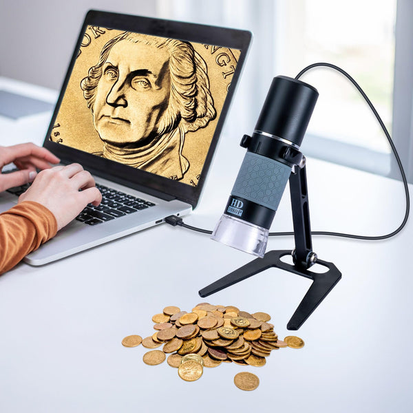 Ninyoon 2K USB Digital Microscope for Android PC, 40-1000X Microscope Super HD Endoscope Magnifier Camera Compatible with Android Cellphone and Tablet Windows Mac Chrome Linux - Not for iPhone/iPad