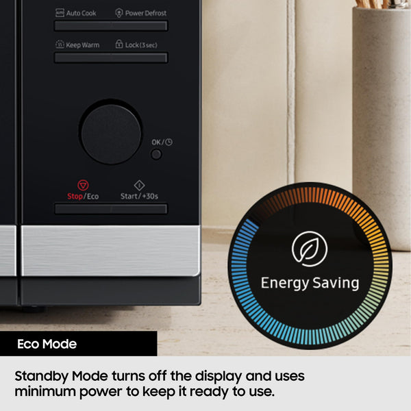 Samsung MS23K3513AK Solo Microwave, 23 Litre, Black