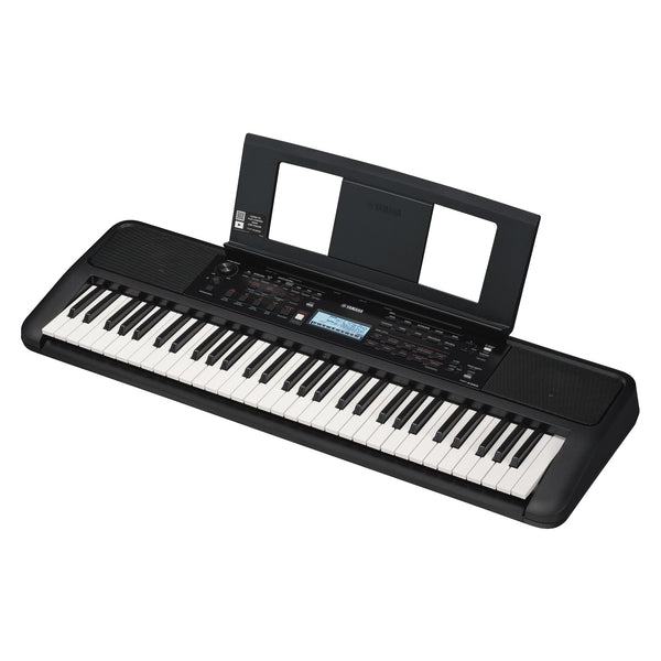 Yamaha PSR-E383 Portable Keyboard for Beginners, 650 Authentic Instrument Voices and Touch-Sensitive Keys with 48-Note Polyphony, Includes 2 Online Lessons with Yamaha Music School Teacher