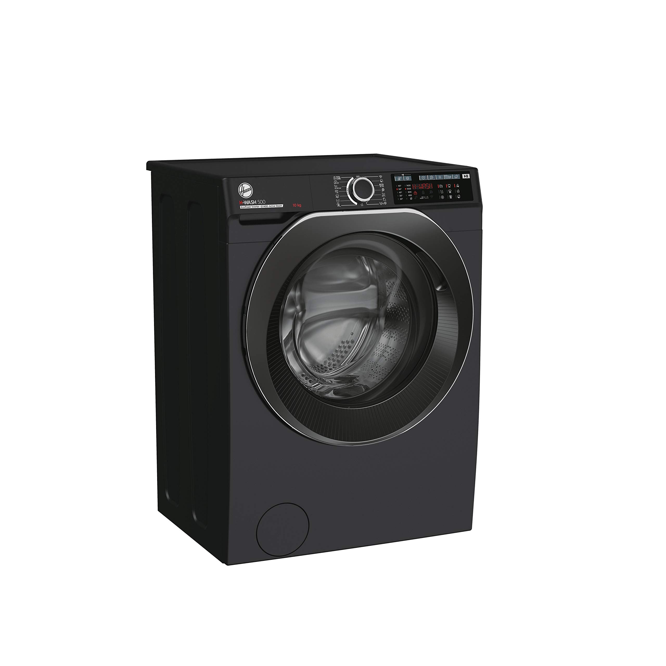 Hoover H-WASH 500 10kg Freestanding Washing Machine, 1400 RPM, A Rated, ECO‑Power Inverter Motor, hOn App, 60 Programmes, Care Dose, Power Care System, White, 60x59x85 cm ‑ HW 410AMC/1-80