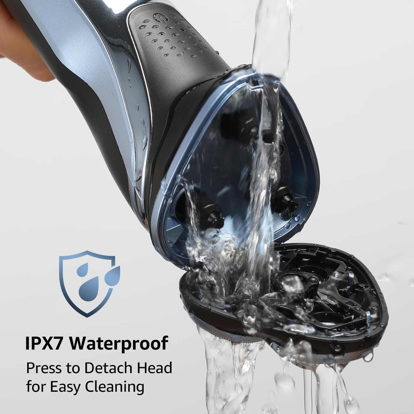 Head Shavers for Men, Dyoonoer Waterproof Cordless Head Shavers for Bald Men, Rechargeable 7D Flexible Electric Head Shaver with Magnetic Blade Head, Wet Dry Use Rotary Head Shaver with LED Display