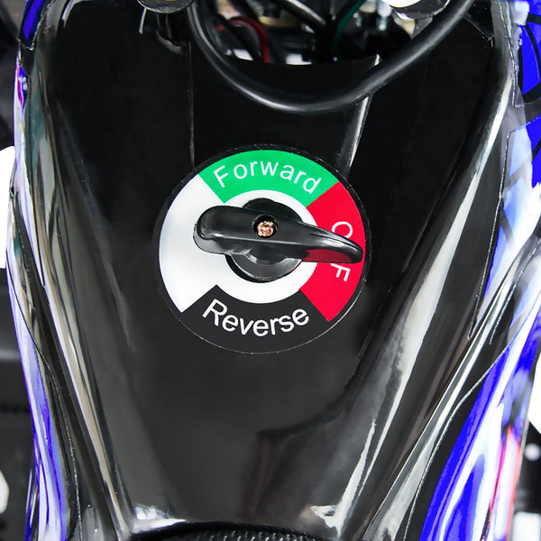 Zorax 36V 1000W Yellow 6'' Tyre Battery Powered Kids Mini ATV Quad Bike (Foot Brake - 3 Speeds - LED Light - Forward/Neutral/Reverse - CE Approved - MAX Capacity: 65KGS) Children's Electric Ride on