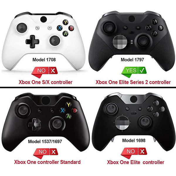 eXtremeRate Chameleon Purple Blue Buttons for Xbox One Elite Series 2 Controller, LB RB LT RT Bumpers Triggers ABXY Start Back Sync Profile Switch Keys for Xbox Elite Series 2 Core Controller