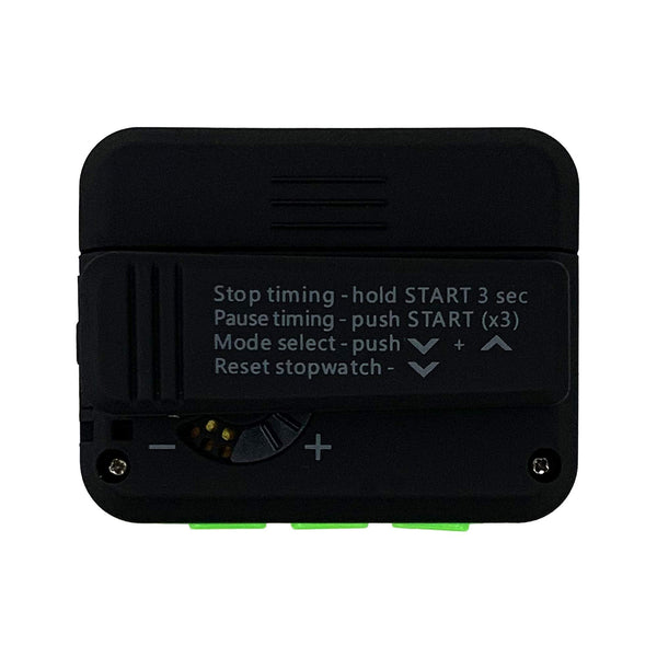 Gymboss PLUS Interval Timer and Stopwatch Strap - Bundle (Black with Green buttons)