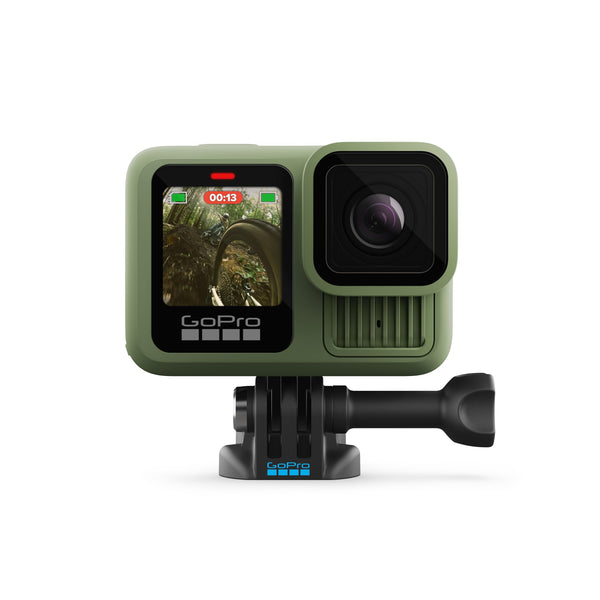 GoPro HERO13 Black in Forest Green (Limited Edition Color) - Waterproof Action Camera with 5.3K60 Video, 27MP Photo + Compatability with HB-Series Lenses