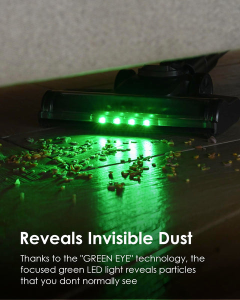 VersLife S7 PRO Cordless Vacuum Cleaner, 40Kpa 40Mins 2-in-1 Stick Vacuum, Lightweight and Versatile, Deep Cleans, Self-Standing, Green LED