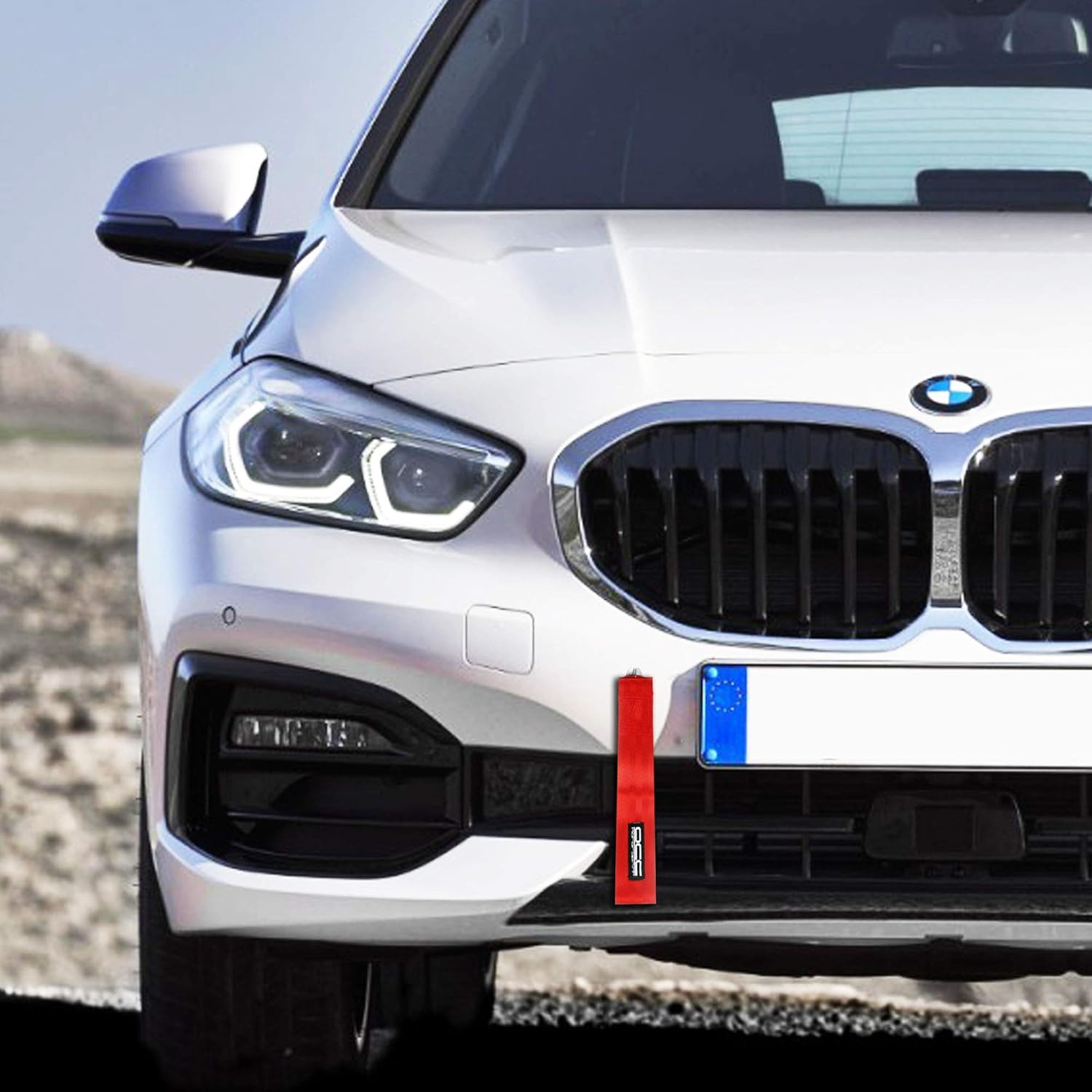 OCC MOTORSPORT RED TOW STRAP WITH SCREW